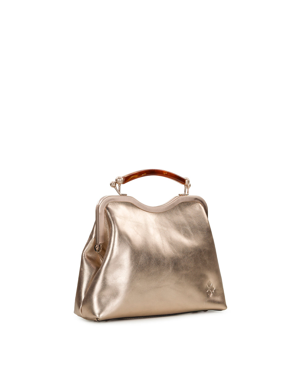 Female - Maryse Frame | Vintage Distressed Metallic | Champagne - champagne - by Patricia Nash - View 3 of 4