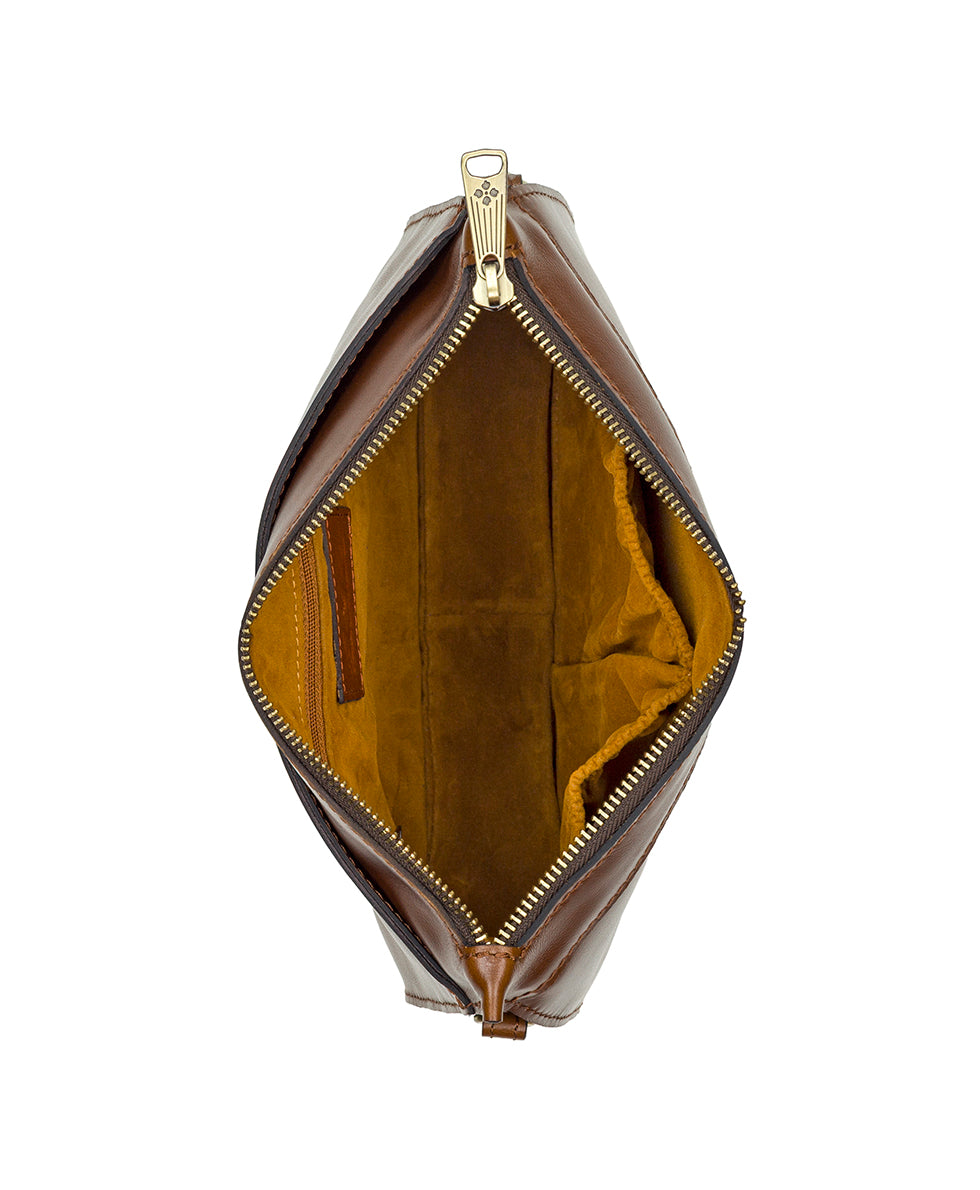 Female - Yvette Clutch Crossbody - Vintage Distressed - cognac - by Patricia Nash - View 4 of 4