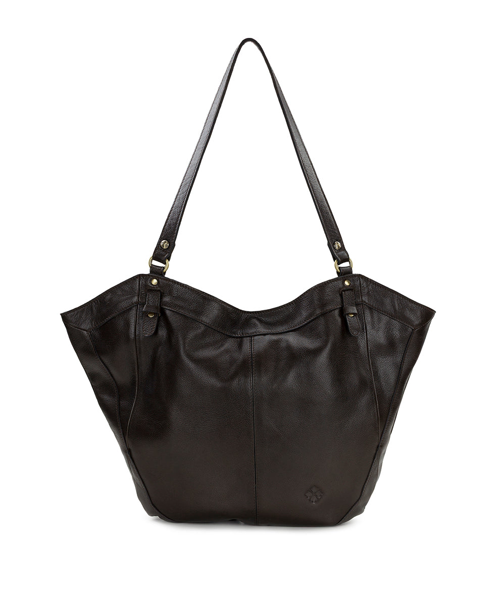 Female - Liliane Tote | Rugged Natural Grain | Chocolate - chocolate - by Patricia Nash - View 1 of 4