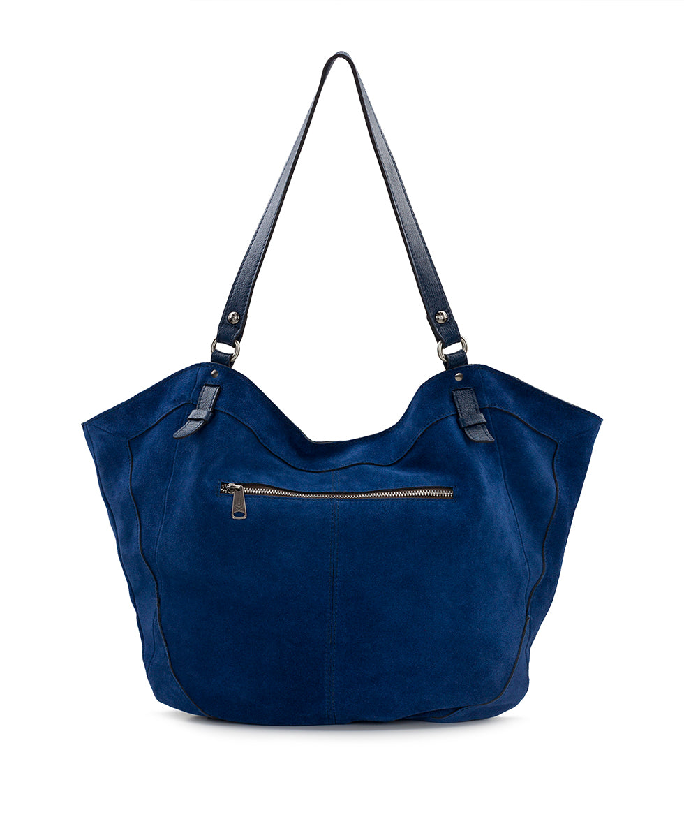 Female - Liliane Tote - Suede Leather - light tan - by Patricia Nash - View 2 of 13