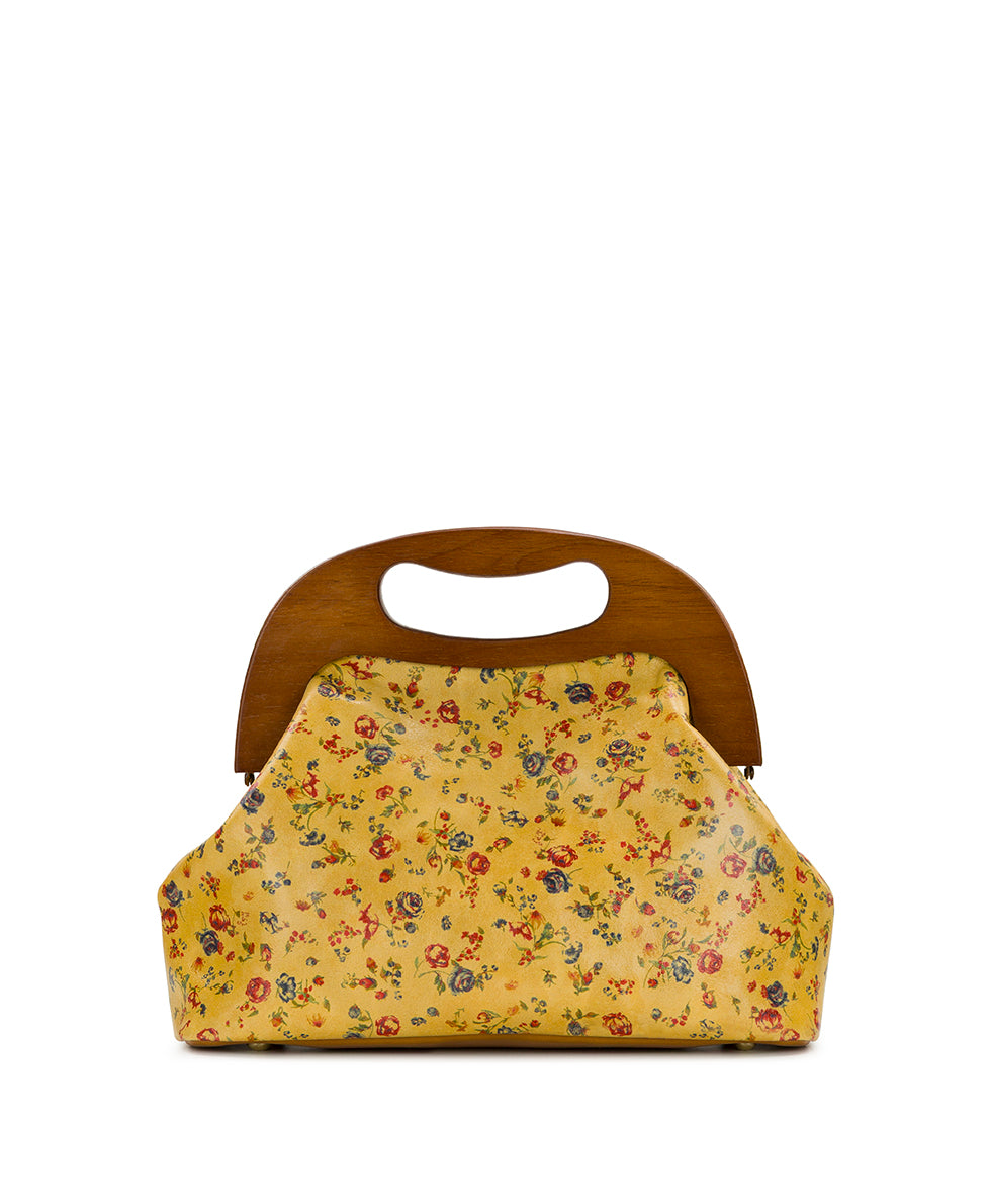 Female - Sandrine Wooden Frame Crossbody - Fleur de Jardin - fleur de jardin - by Patricia Nash - View 2 of 4