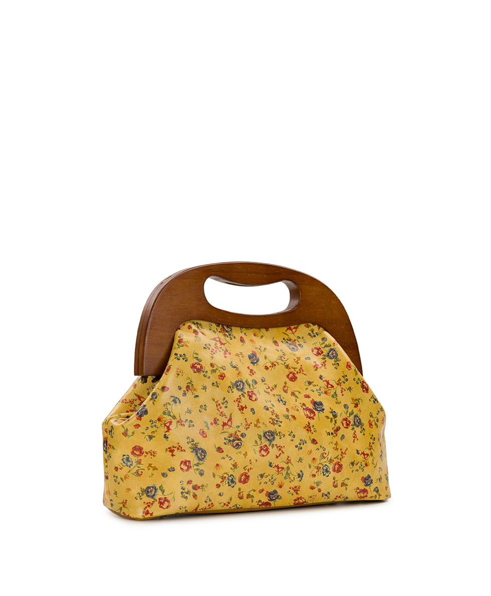 Female - Sandrine Wooden Frame Crossbody - Fleur de Jardin - fleur de jardin - by Patricia Nash - View 3 of 4