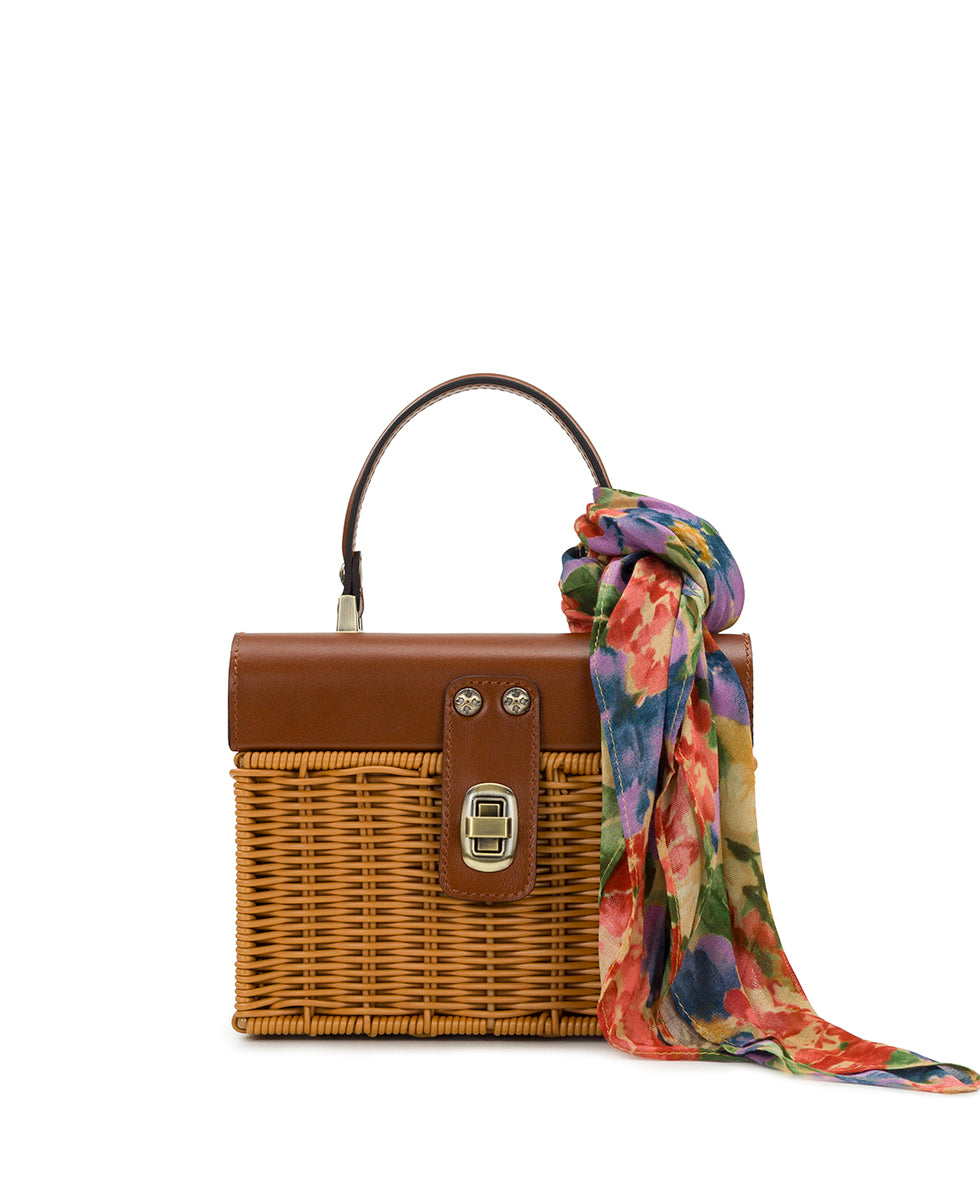 Female - Vienne Basket Top Handle - Spring Wicker - natural/tan - by Patricia Nash - View 1 of 13