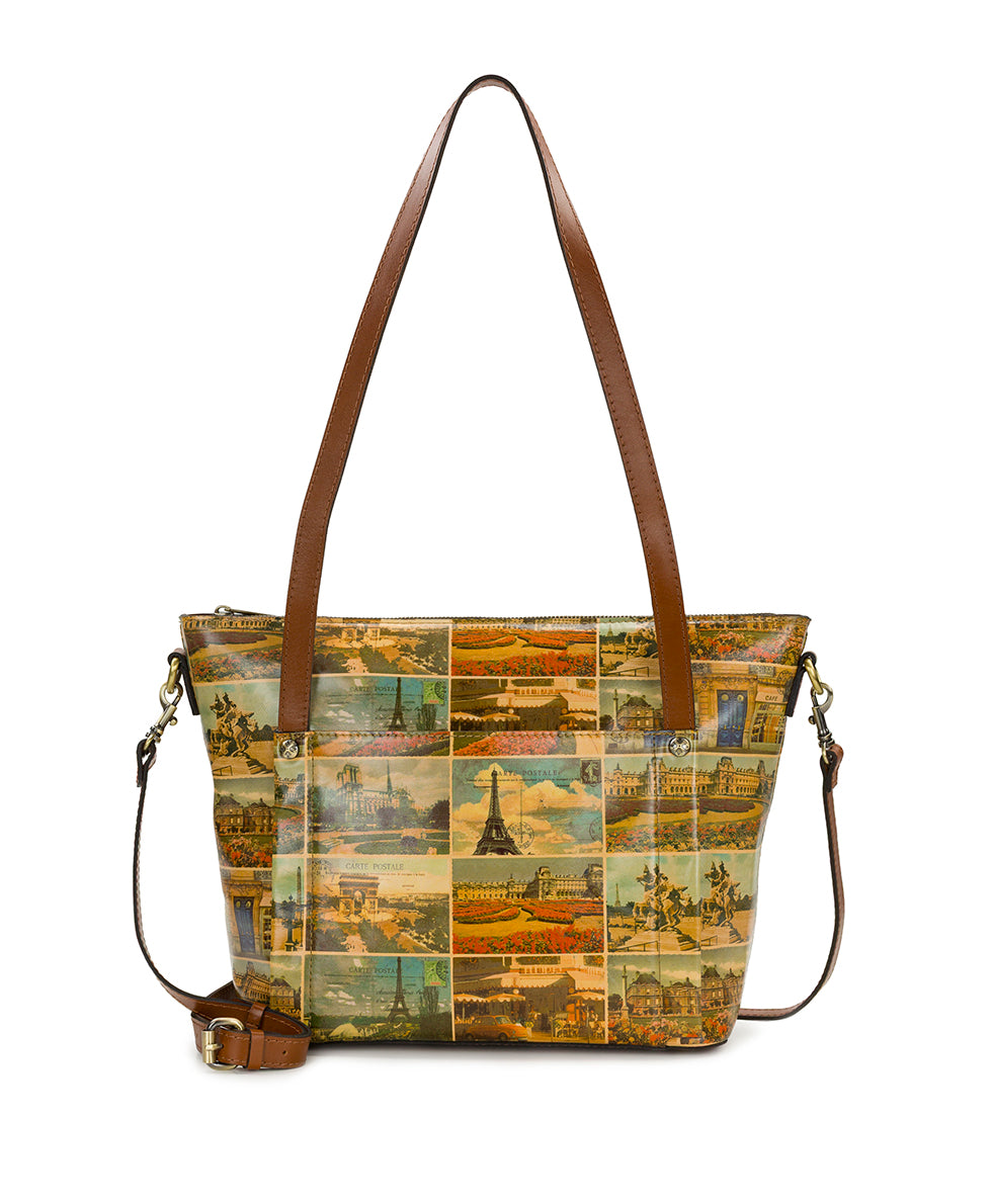 Female - Francoise Tote - Postcards From Paris - postcards from paris - by Patricia Nash - View 1 of 4