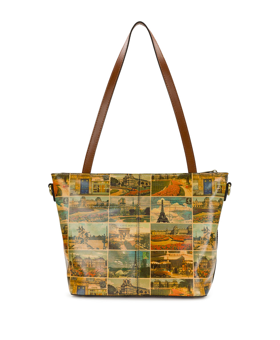 Female - Francoise Tote - Postcards From Paris - postcards from paris - by Patricia Nash - View 2 of 4