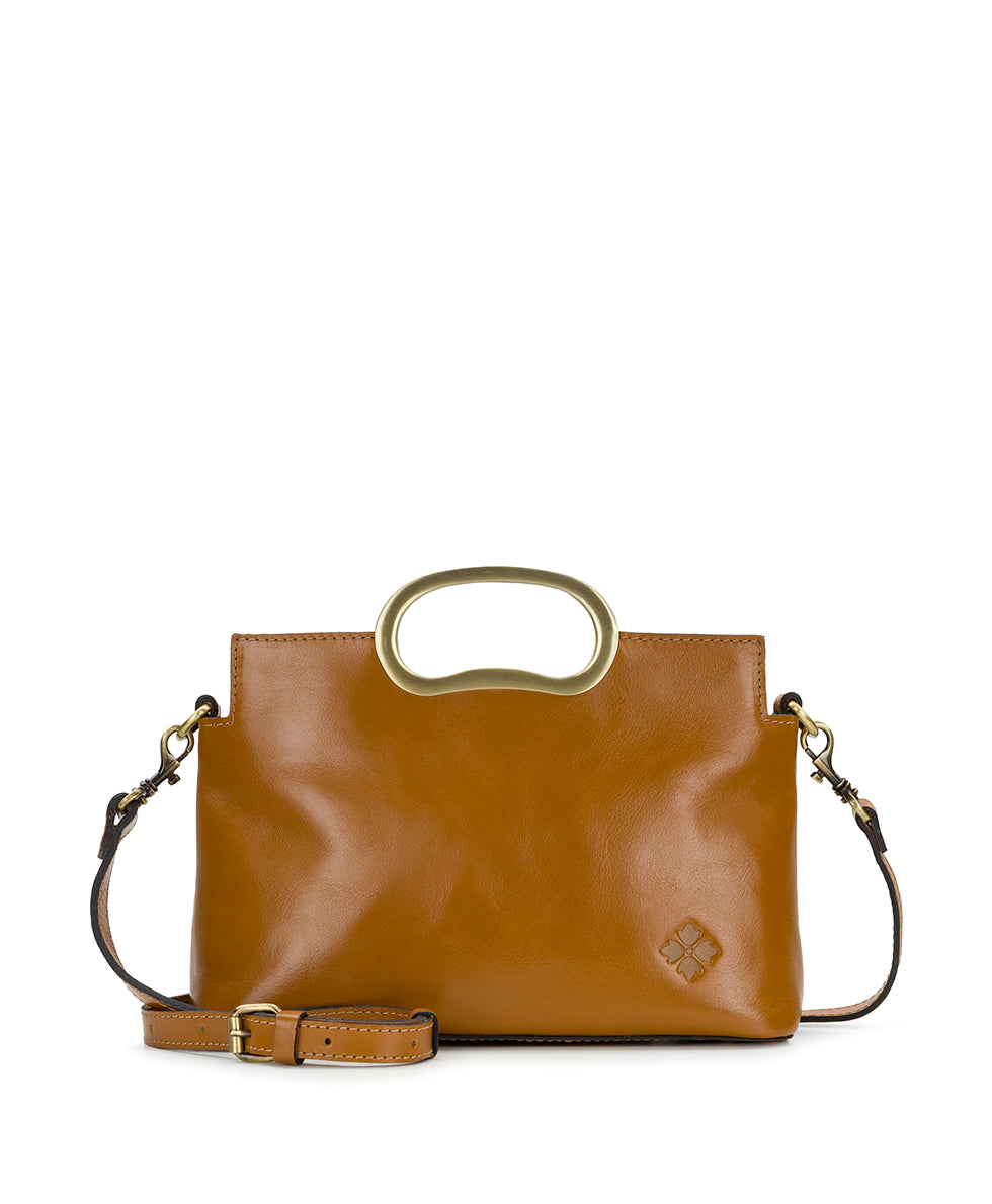 Female - Karine Top Handle Crossbody - Vintage Distressed - light tan - by Patricia Nash - View 1 of 4
