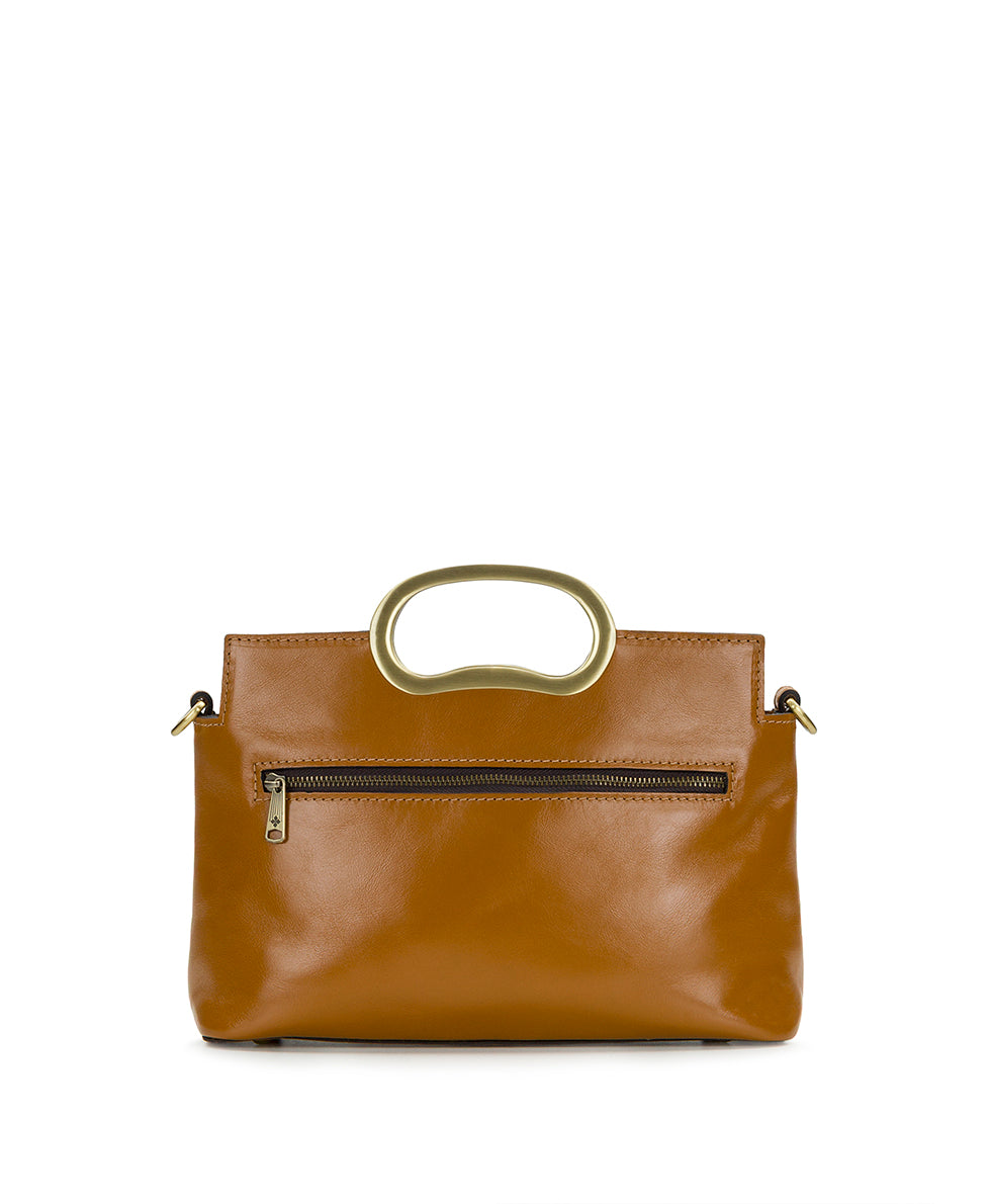 Female - Karine Top Handle Crossbody - Vintage Distressed - light tan - by Patricia Nash - View 2 of 4