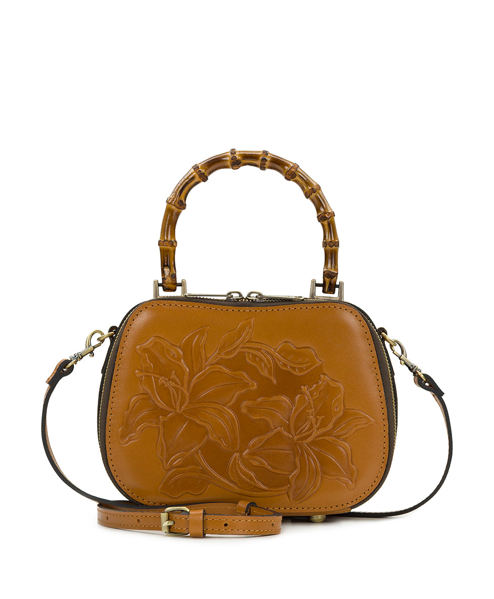 アクセサリー Nanasisan Lara Top Handle Crossbody - Parisian Floral Tooled – Patricia Nash