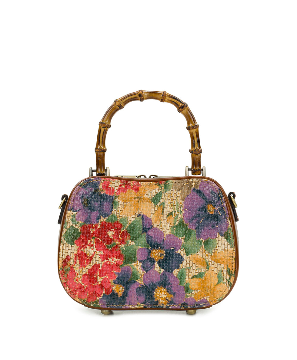 Female - Lara Top Handle Crossbody - Painted Woven - french hydrangeas - by Patricia Nash - View 2 of 4