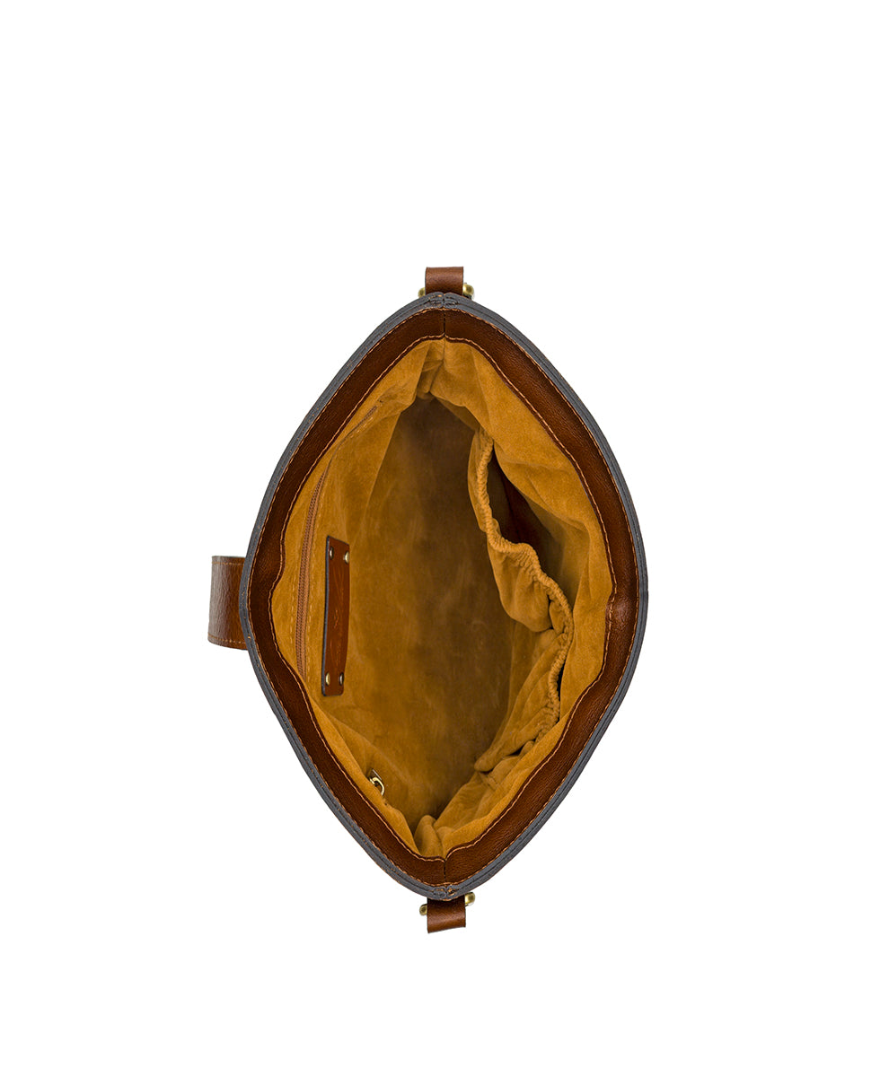 Female - Margaux Crossbody - Washed Woven Denim - denim - by Patricia Nash - View 4 of 4