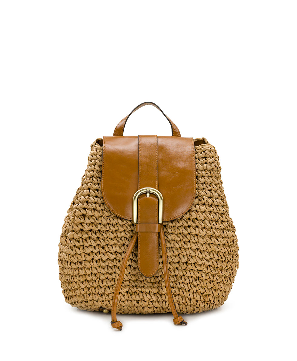 Female - Berenice Backpack - Specialty Woven - natural/light tan - by Patricia Nash - View 1 of 6