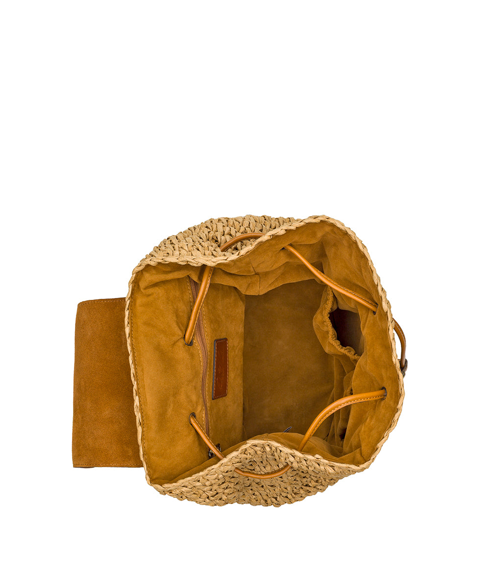 Female - Berenice Backpack - Specialty Woven - natural/light tan - by Patricia Nash - View 5 of 6