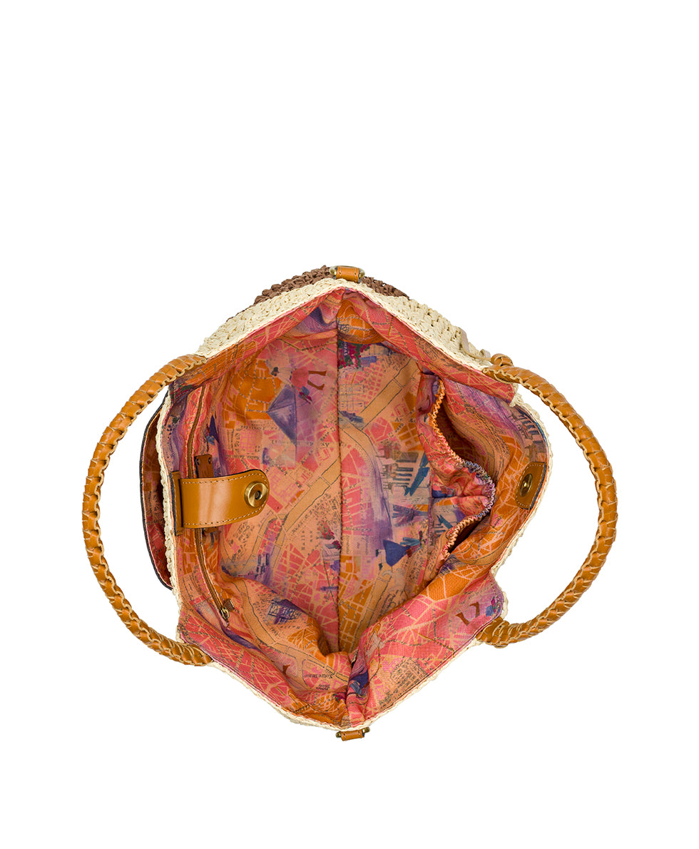 goa カゴバック　patricia nash Valpiana Satchel - Specialty Woven – Patricia Nash