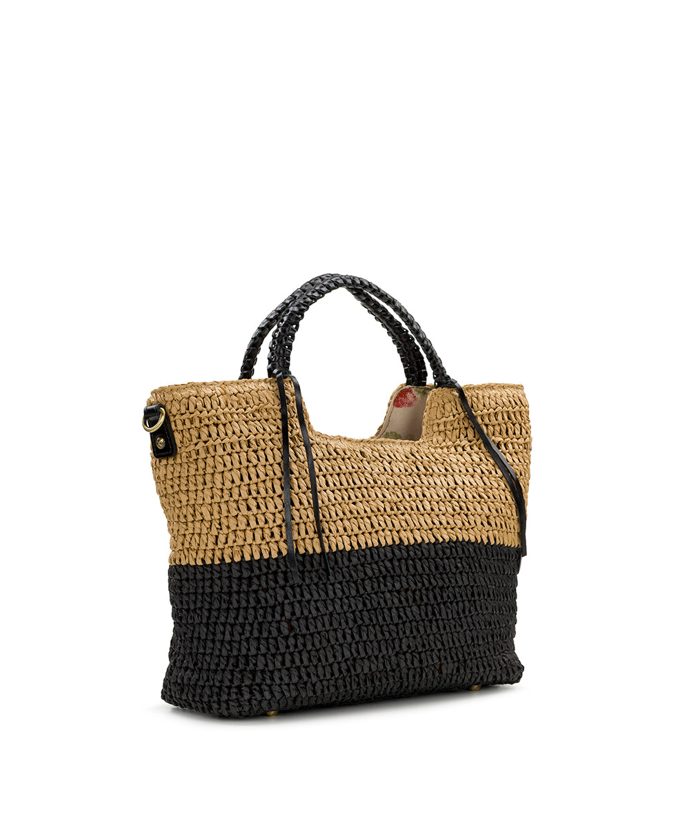 Female - Gabriella Tote with Scarf - Specialty Woven - natural/brown - by Patricia Nash - View 9 of 12