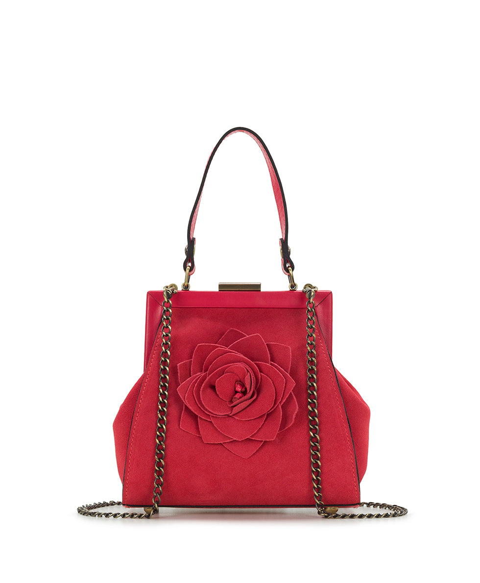 Female - Tiphanie Frame | Suede Leather | Geranium - geranium - by Patricia Nash - View 1 of 4