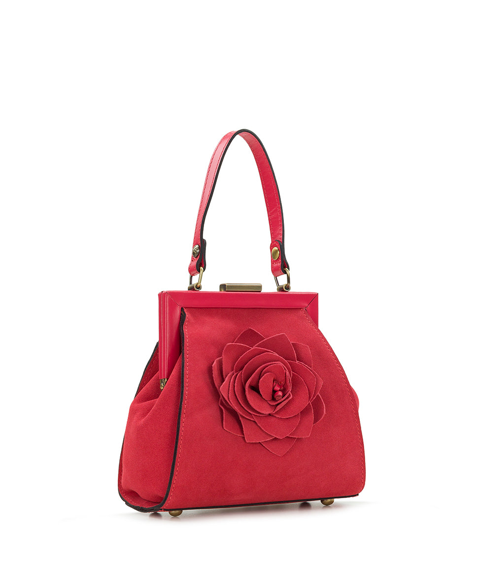 Female - Tiphanie Frame | Suede Leather | Geranium - geranium - by Patricia Nash - View 3 of 4