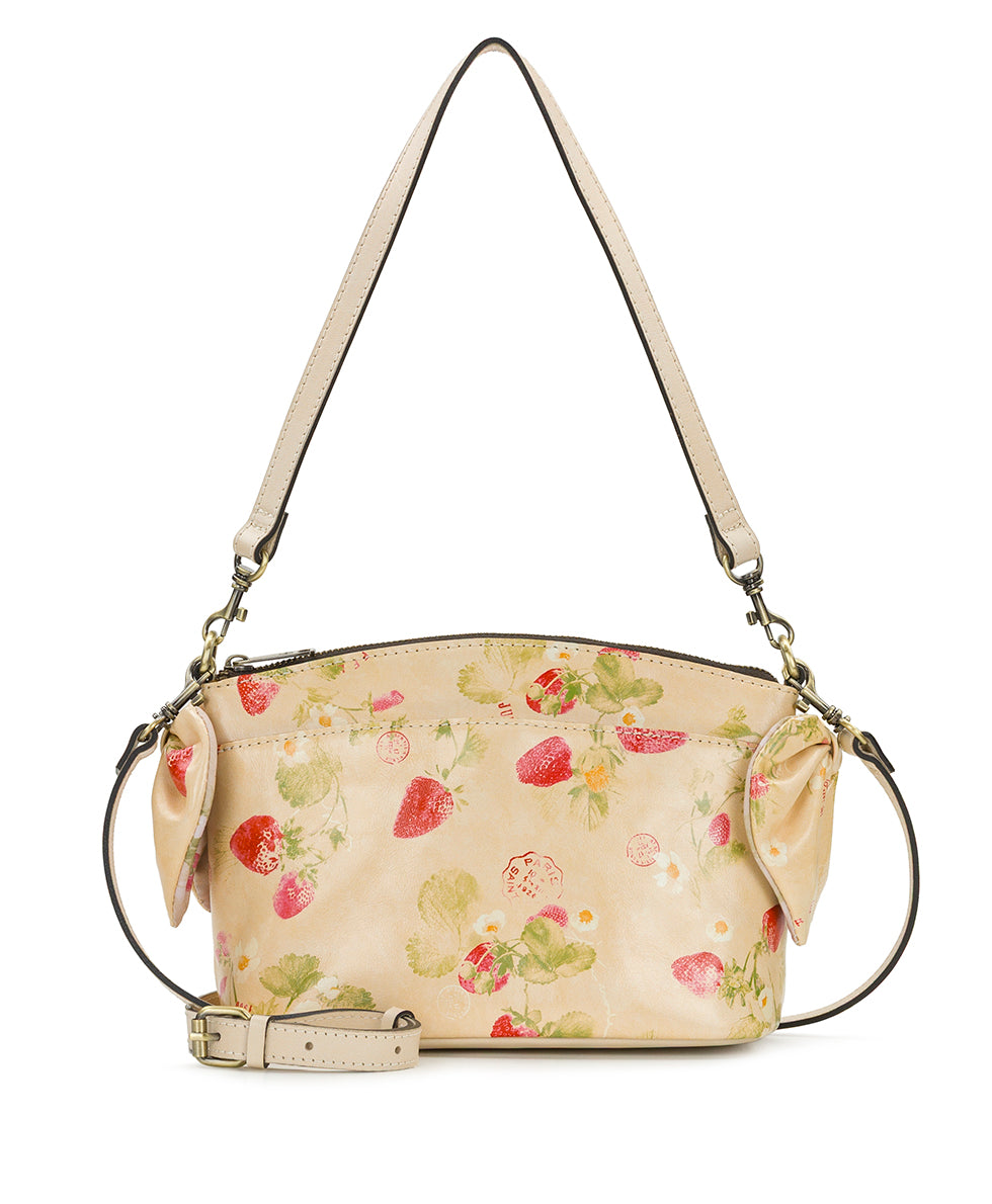 Female - Arlee Crossbody with Bows - Parisian Strawberries - parchment strawberry - by Patricia Nash - View 1 of 5