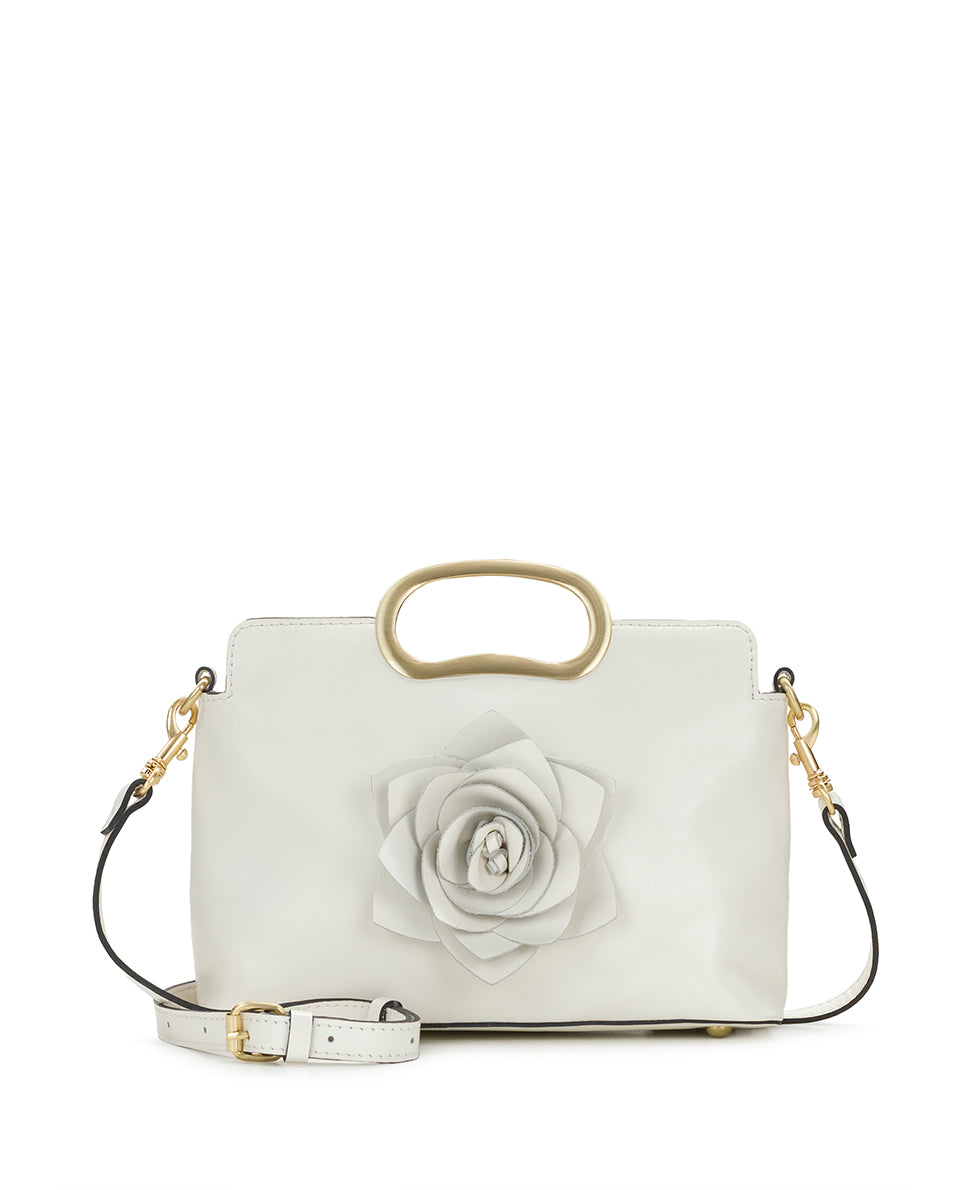 Female - Karine Top Handle Crossbody - Vintage Distressed - meringue - by Patricia Nash - View 5 of 10