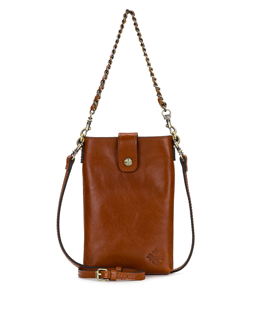 Female - Leontine Crossbody - Rugged Natural Grain - cognac - by Patricia Nash - View 5 of 13