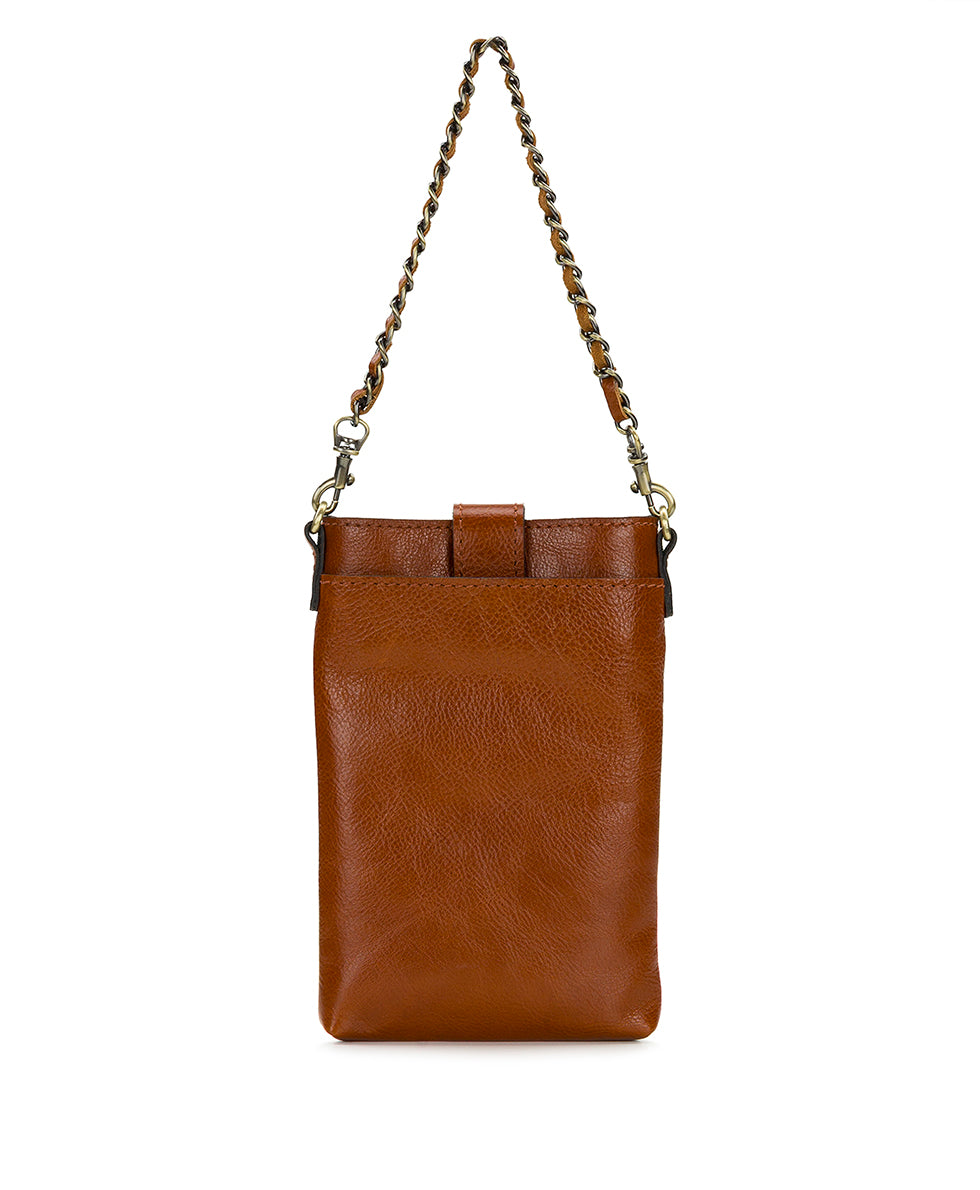 Female - Leontine Crossbody - Rugged Natural Grain - cognac - by Patricia Nash - View 6 of 13