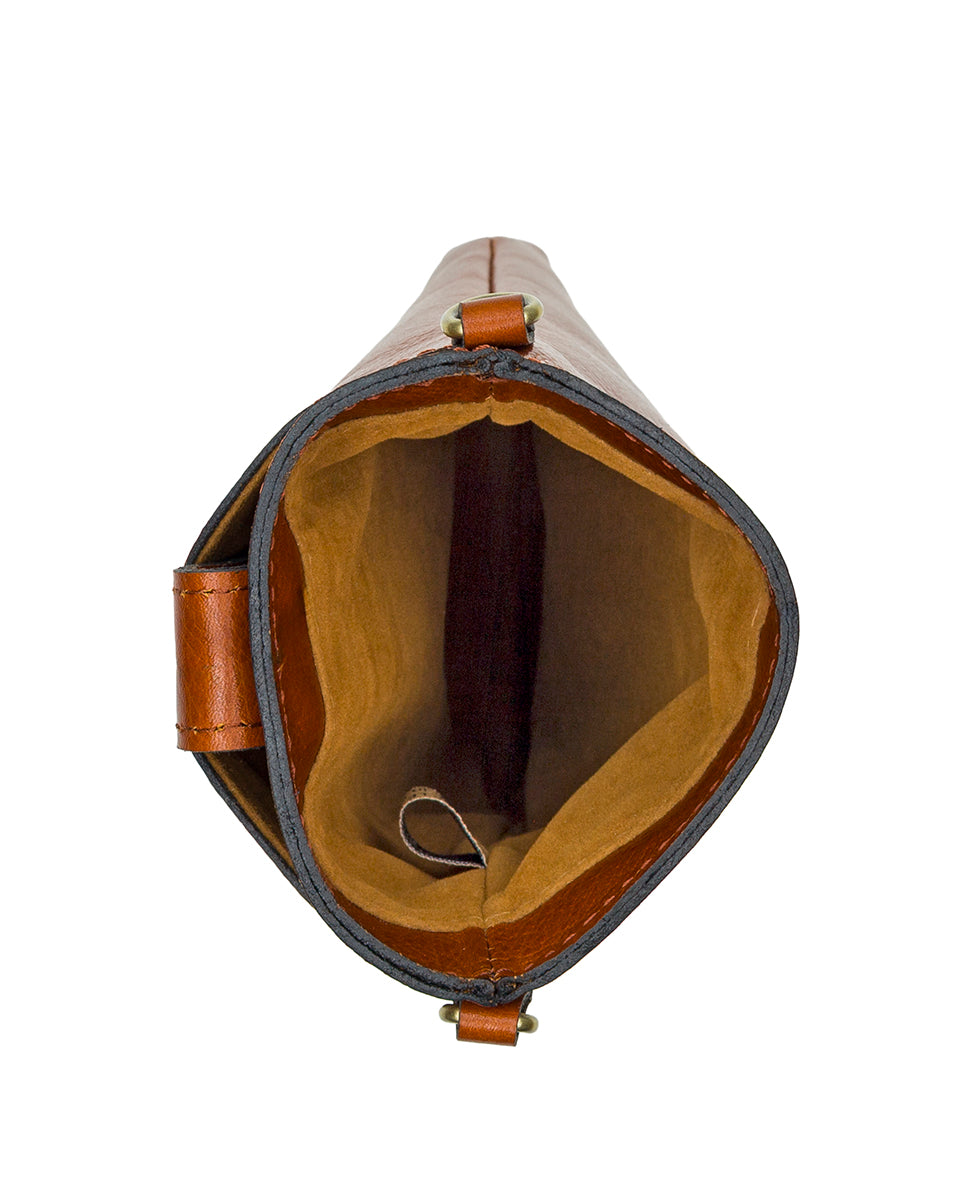 Female - Leontine Crossbody - Rugged Natural Grain - cognac - by Patricia Nash - View 8 of 13
