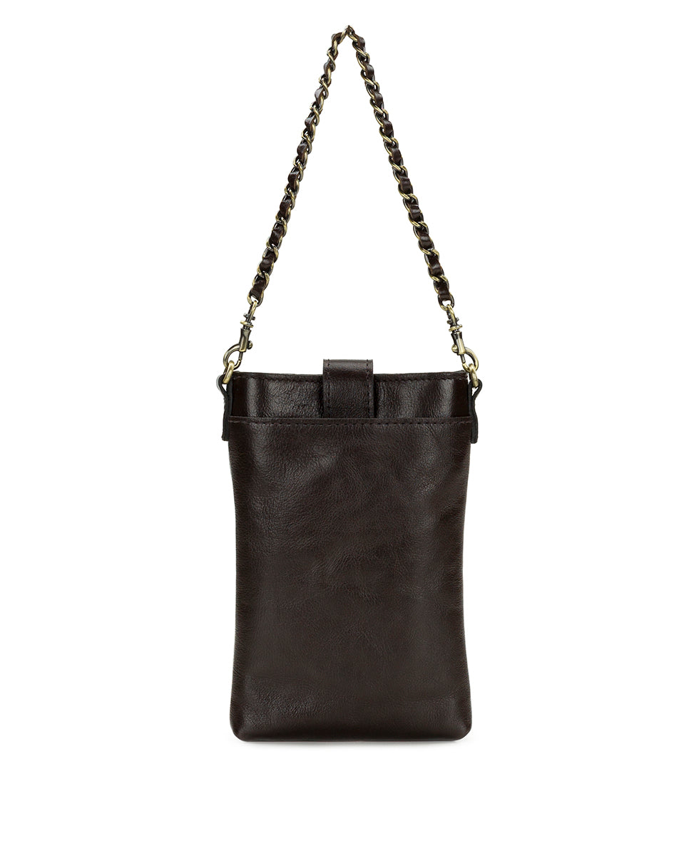 Female - Leontine Crossbody | Rugged Natural Grain | Chocolate - chocolate - by Patricia Nash - View 2 of 4
