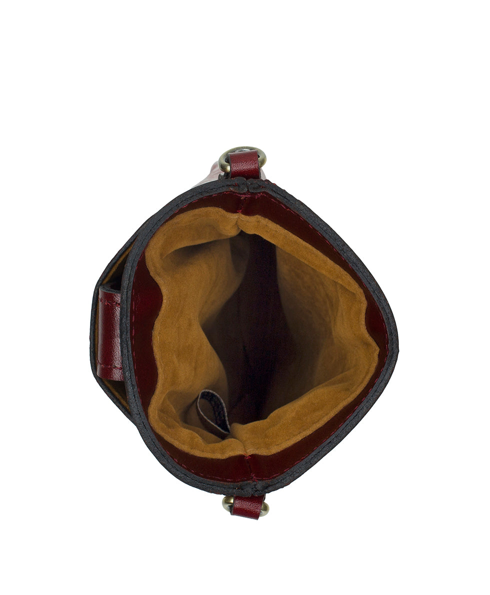 Female - Leontine Crossbody | Brazilian Supple Tooled | Red - red - by Patricia Nash - View 4 of 4