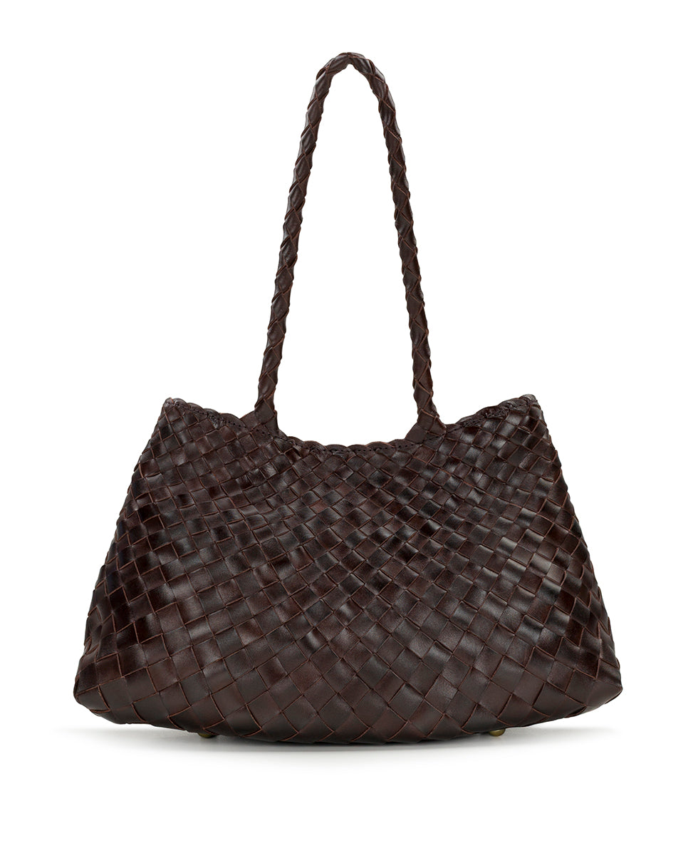 Female - Violaine Satchel - Hand Stained Woven - cognac - by Patricia Nash - View 2 of 19