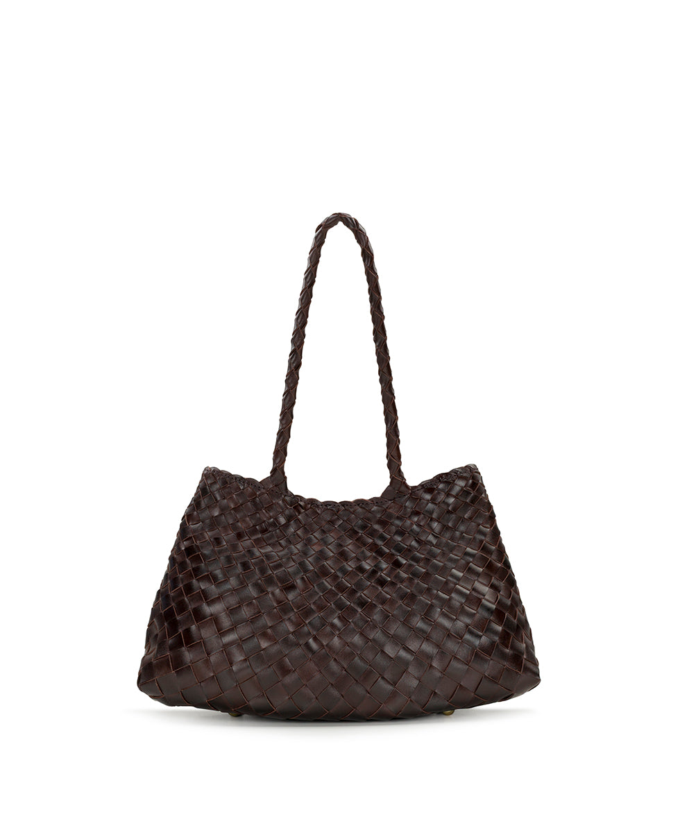 Female - Violaine Satchel - Hand Stained Woven - cognac - by Patricia Nash - View 2 of 19