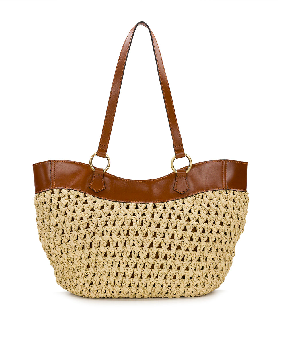 Female - Meudon Tote - Specialty Woven - natural/tan - by Patricia Nash - View 2 of 6