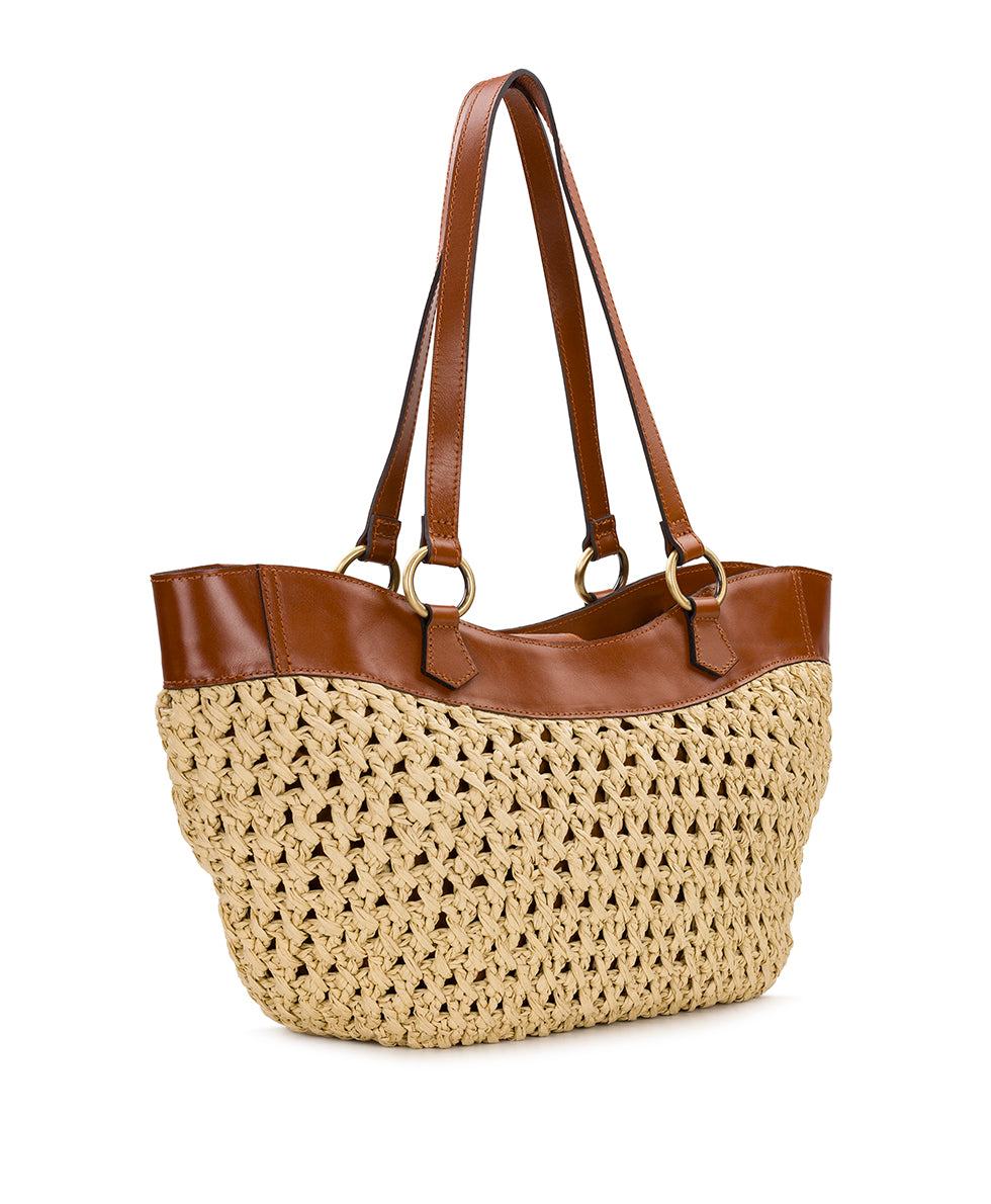 Female - Meudon Tote - Specialty Woven - natural/tan - by Patricia Nash - View 3 of 6