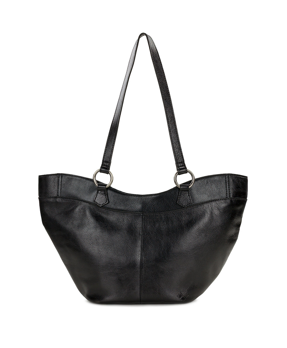 Female - Meudon Tote - Rugged Natural Grain - black - by Patricia Nash - View 1 of 4