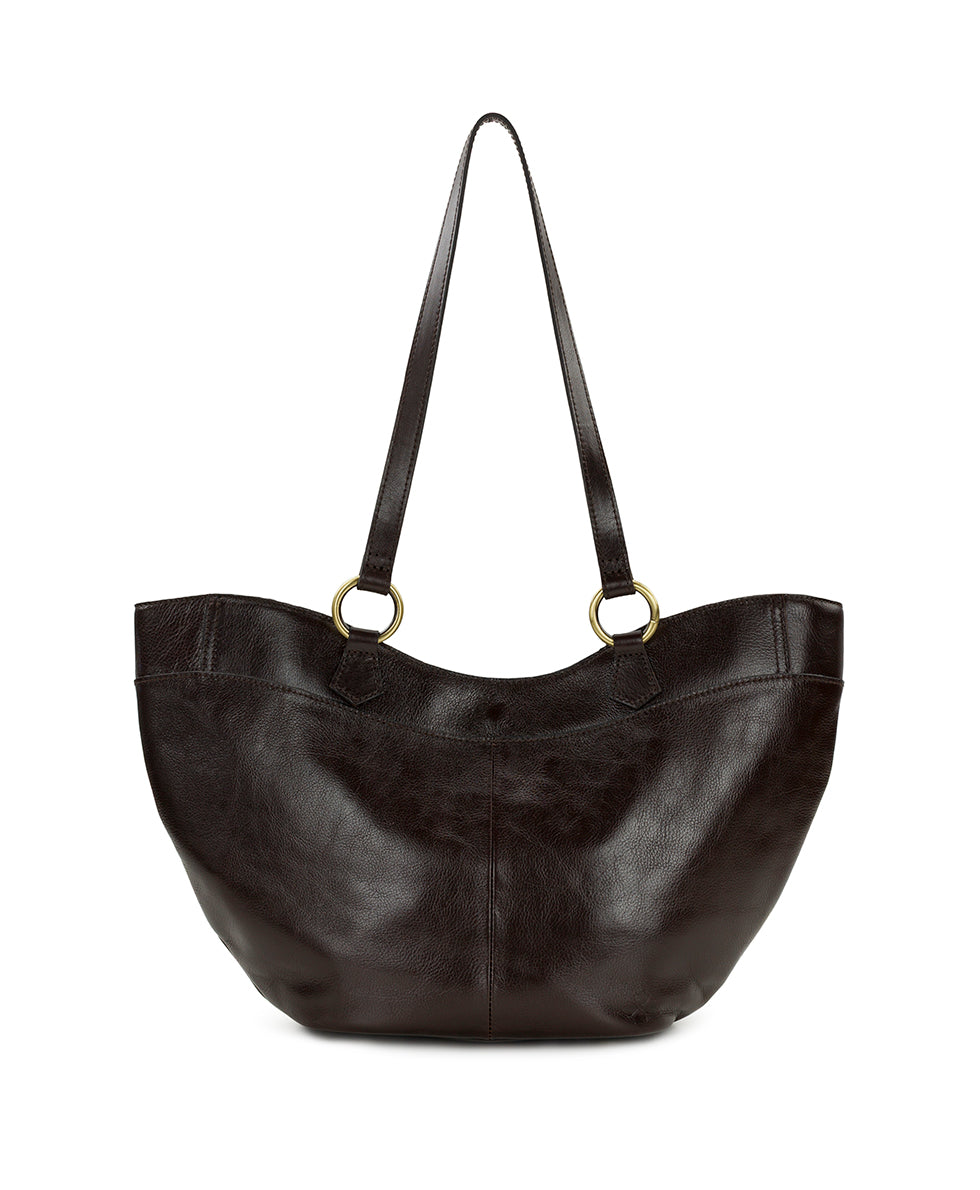 Female - Meudon Tote | Rugged Natural Grain | Chocolate - chocolate - by Patricia Nash - View 1 of 5