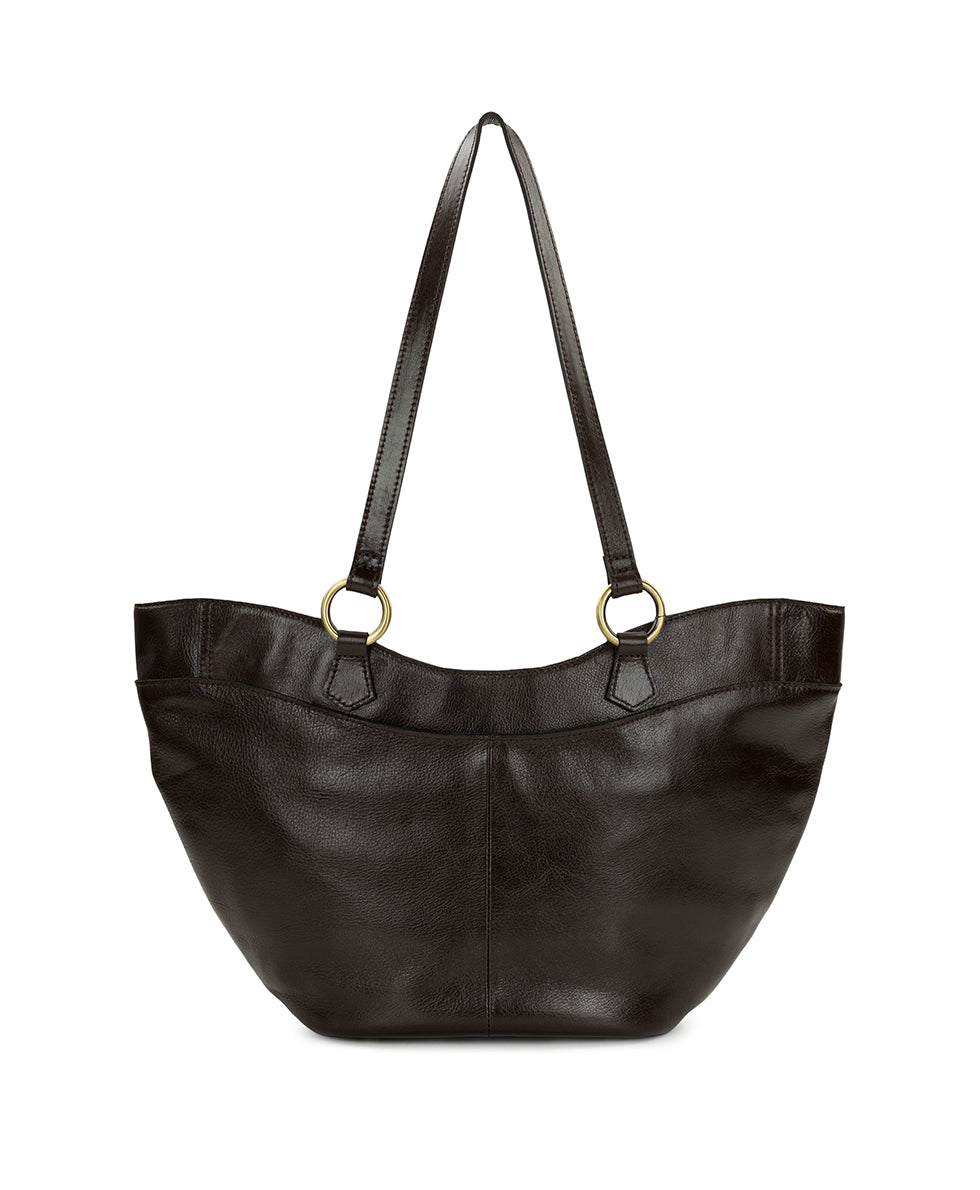 Female - Meudon Tote | Rugged Natural Grain | Chocolate - chocolate - by Patricia Nash - View 3 of 5