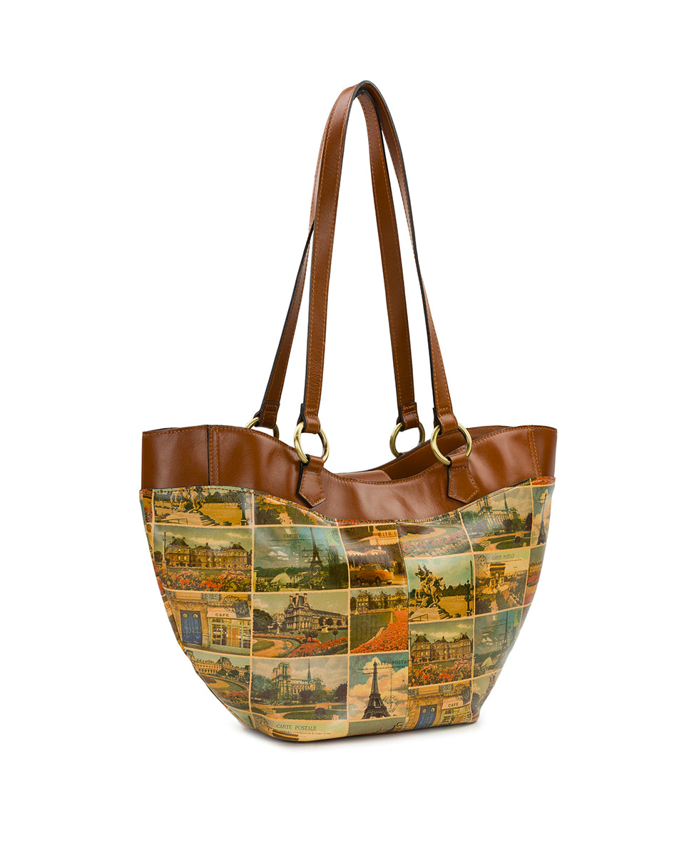 Female - Meudon Sm Tote -  Postcards From Paris - postcards from paris - by Patricia Nash - View 4 of 5