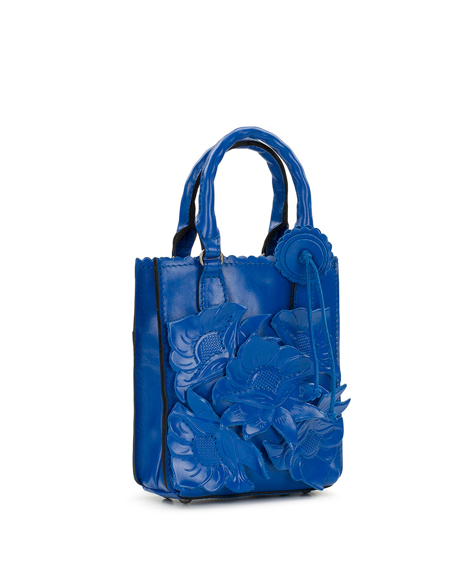 Female - Noella Tote - Cavo Tooled Applique - light tan - by Patricia Nash - View 8 of 11