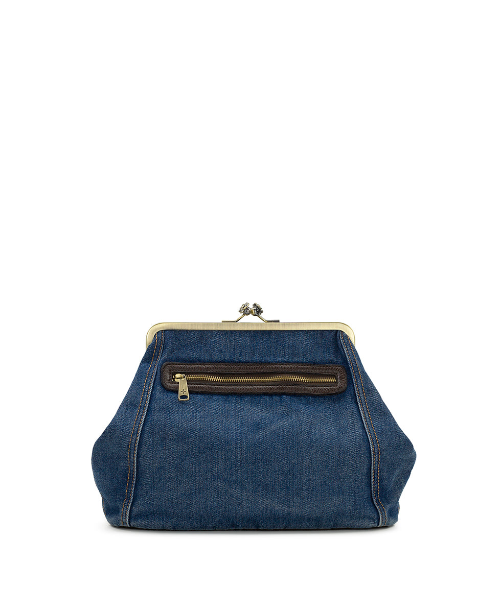 Female - Vivienne Frame - Denim Stonewashed - dark denim - by Patricia Nash - View 2 of 6