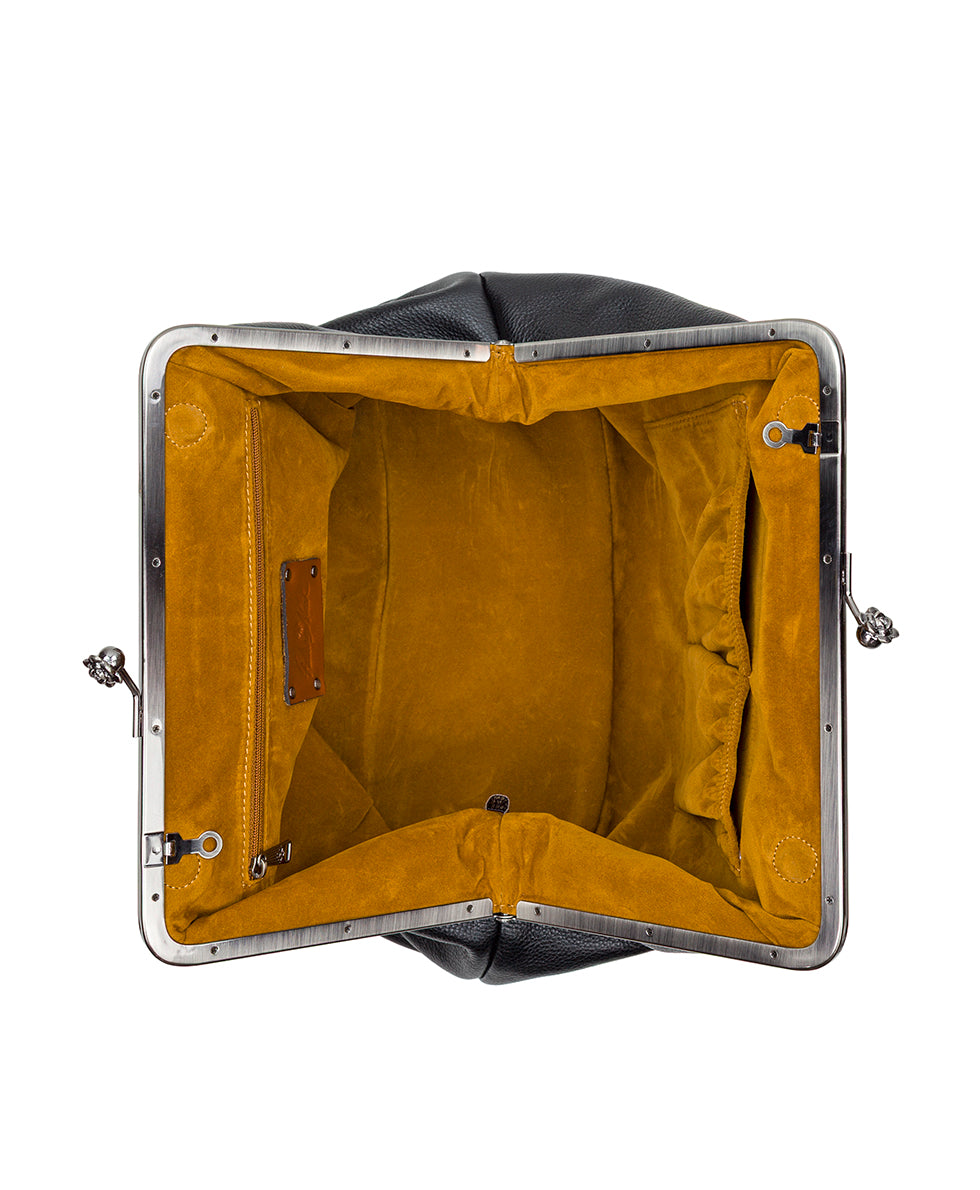 Female - Vivienne Frame - Rugged Natural Grain - black - by Patricia Nash - View 8 of 10