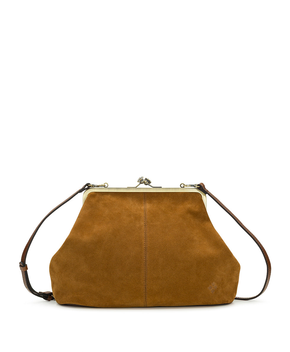 Vivienne Frame | Suede Leather | Cognac | Patricia Nash