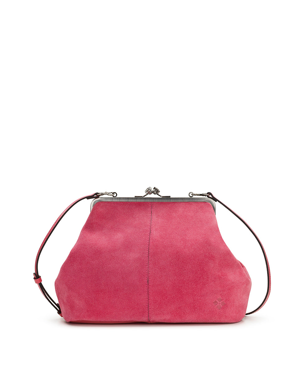 Female - Vivienne Frame | Suede Leather | Petal Pink - petal pink - by Patricia Nash - View 1 of 4
