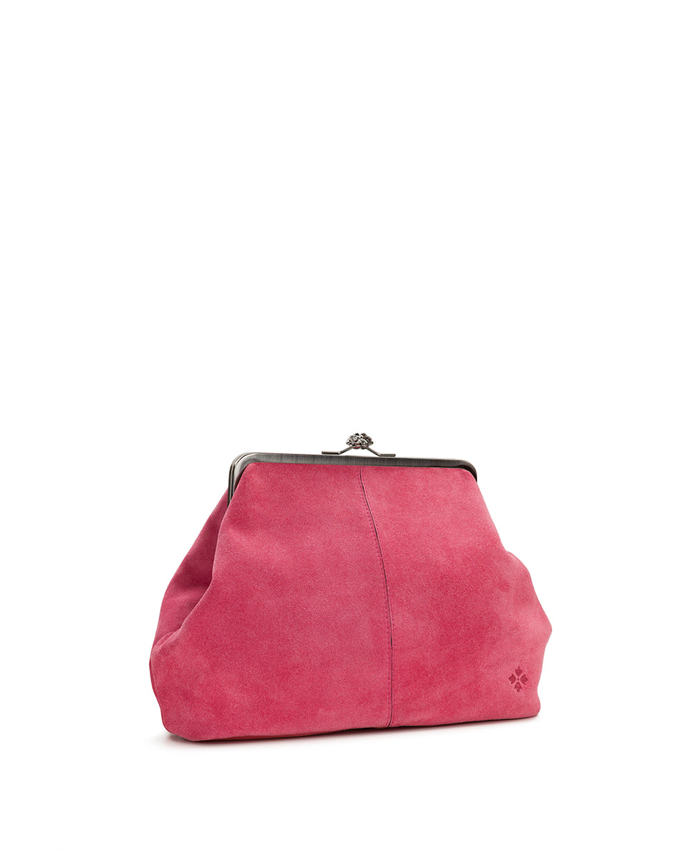 Female - Vivienne Frame | Suede Leather | Petal Pink - petal pink - by Patricia Nash - View 3 of 4