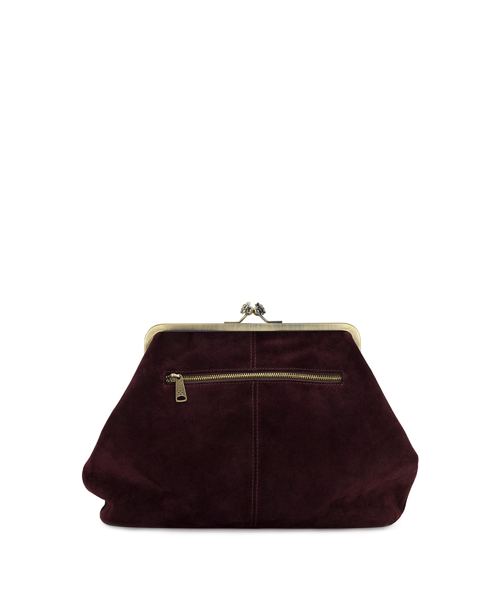 Female - Vivienne Frame| Suede Leather | Plum - leopard - by Patricia Nash - View 2 of 4