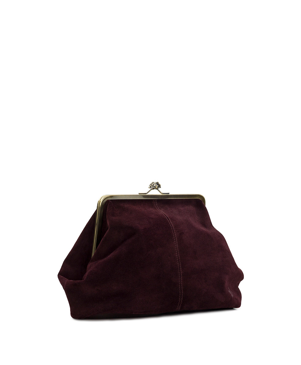 Female - Vivienne Frame| Suede Leather | Plum - leopard - by Patricia Nash - View 3 of 4