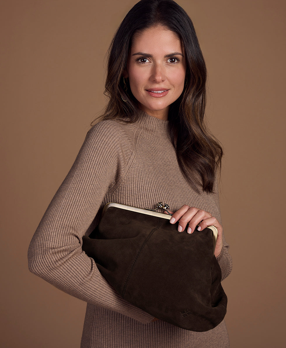 Female - Vivienne Frame - Suede - chocolate - by Patricia Nash - View 4 of 5