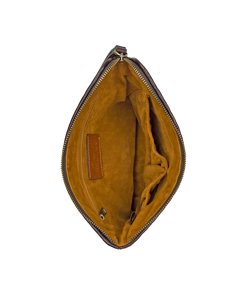 Female - Leisha Wristlet - Hand Stained Woven - cognac - by Patricia Nash - View 4 of 10