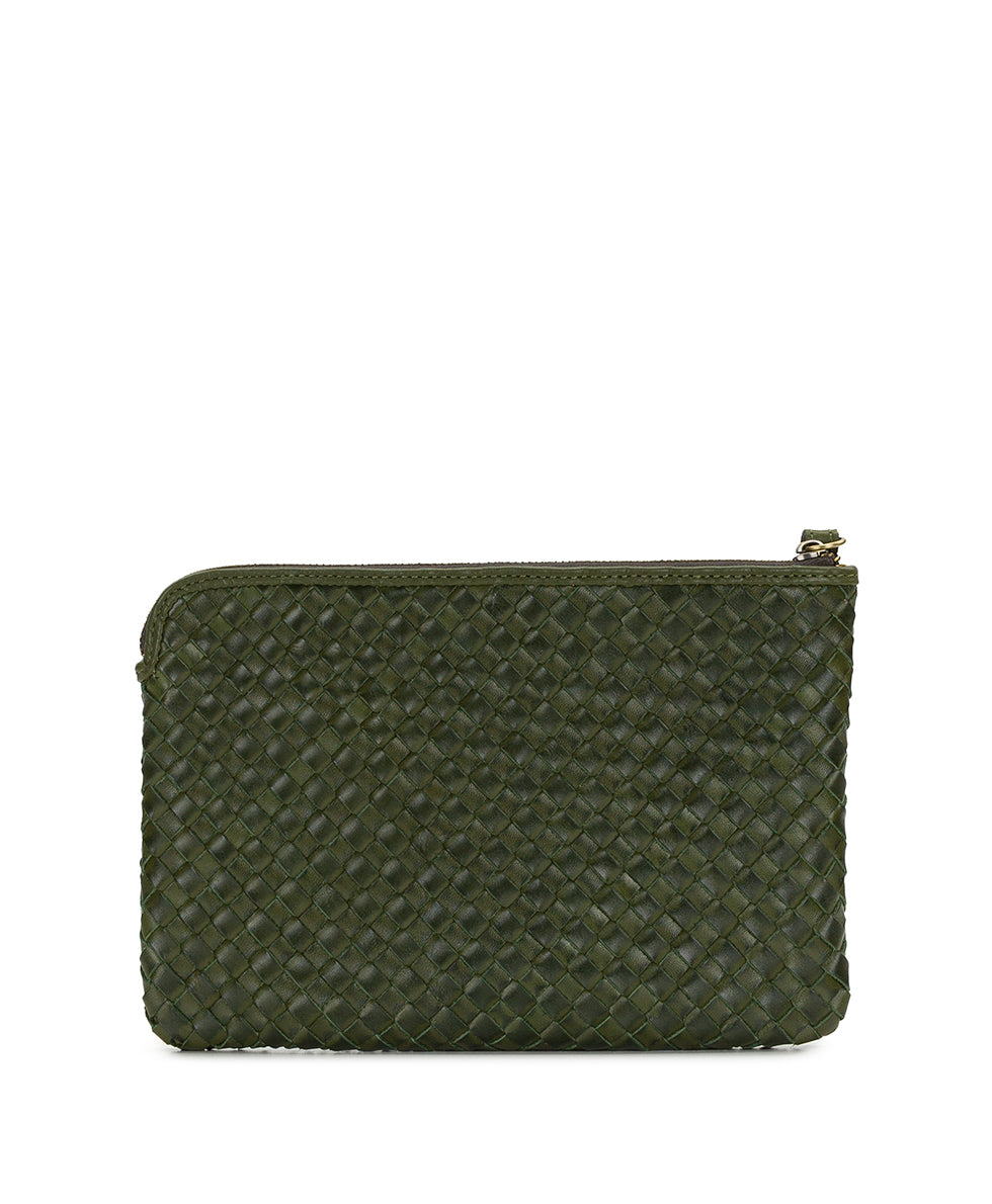 Female - Leisha Wristlet - Hand Stained Woven - cognac - by Patricia Nash - View 13 of 18