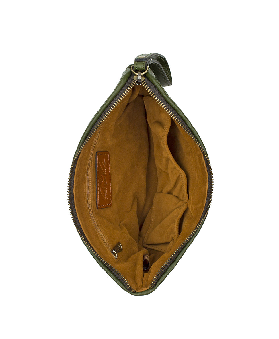 Female - Leisha Wristlet - Hand Stained Woven - cognac - by Patricia Nash - View 14 of 18