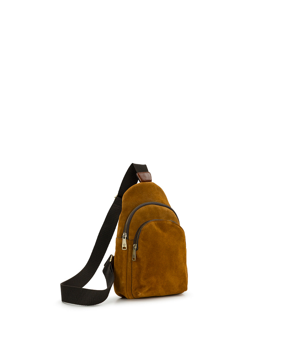 Female - Melle Sling | Suede Leather | Cognac - cognac - by Patricia Nash - View 3 of 6
