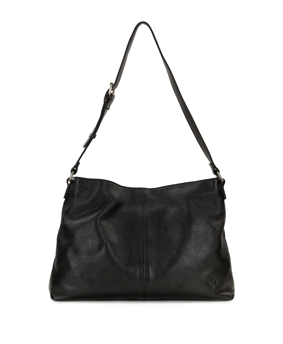 Female - Liora Slouchy Tote - Rugged Natural Grain - black - by Patricia Nash - View 4 of 23