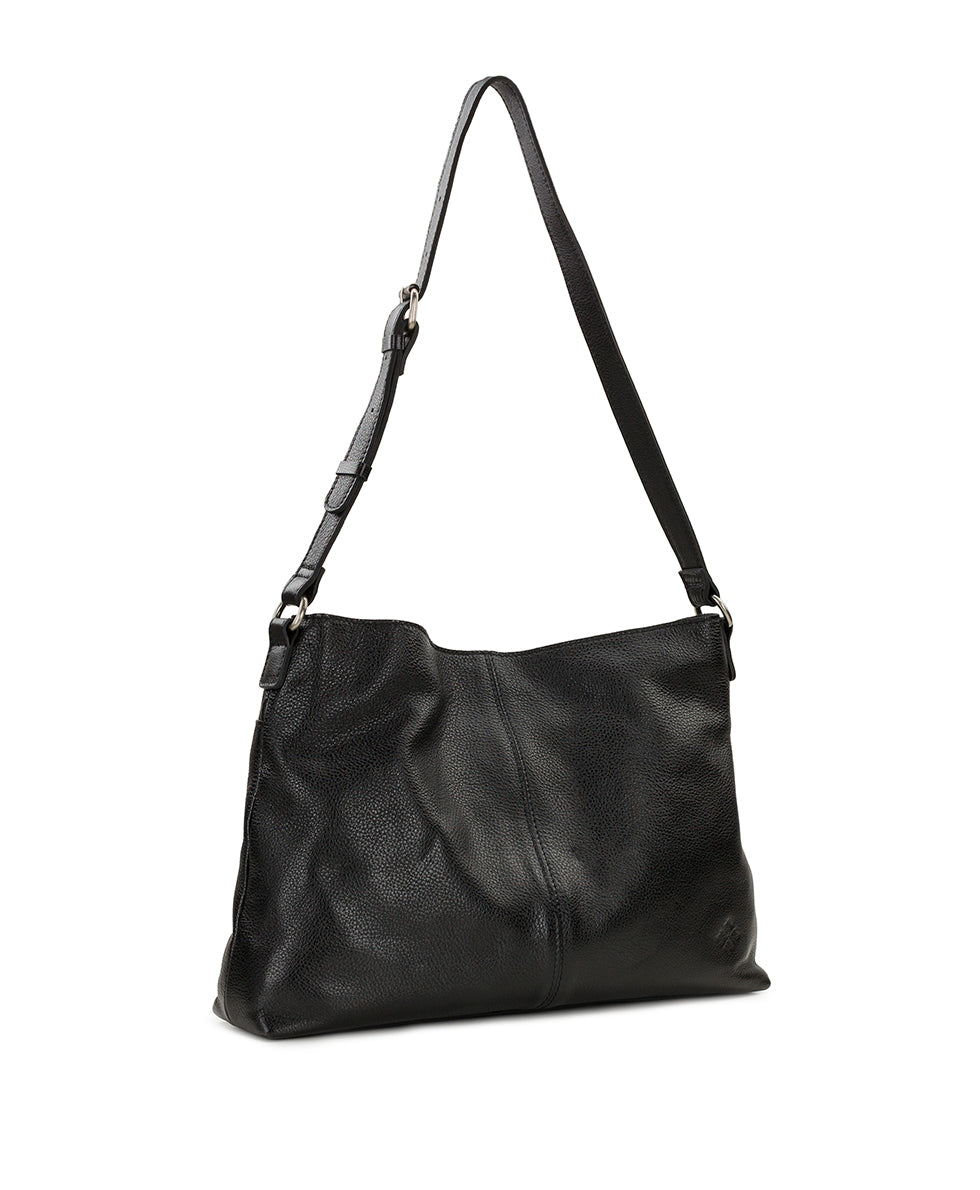 Female - Liora Slouchy Tote - Rugged Natural Grain - black - by Patricia Nash - View 6 of 23
